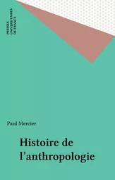 Histoire de l'anthropologie