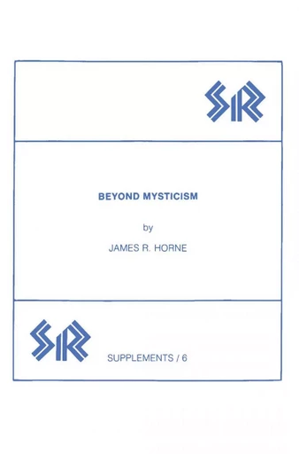 Beyond Mysticism - James R. Horne - Wilfrid Laurier University Press