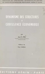 Dynamisme des structures et croissance économique