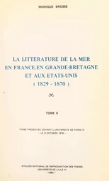 La littérature de la mer en France, en Grande-Bretagne et aux États-Unis (1829-1870) (2)