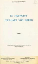 Le « Tristrant », d'Eilhart von Oberg (2)