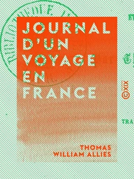 Journal d'un voyage en France