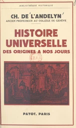 Histoire universelle, des origines à nos jours