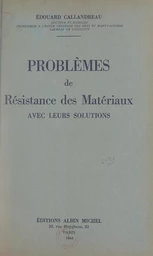 Problèmes de résistance des matériaux avec leurs solutions