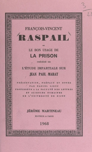 François-Vincent Raspail - François-Vincent Raspail - FeniXX réédition numérique