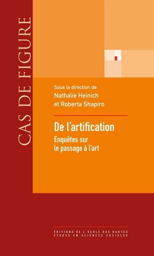 De l’artification -  - Éditions de l’École des hautes études en sciences sociales