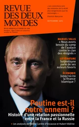 Revue des Deux Mondes septembre 2015