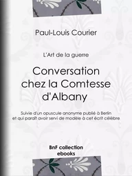 Conversation chez la Comtesse d'Albany (L'Art de la guerre)