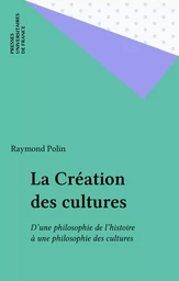 La Création des cultures