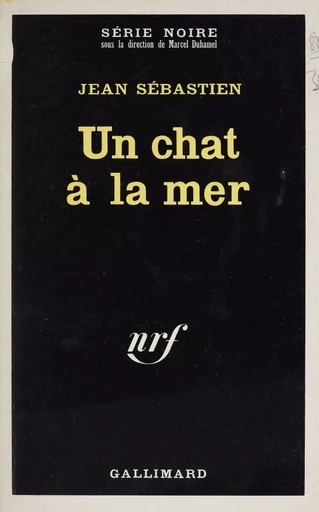 Un chat à la mer - Jean Sébastien - Gallimard (réédition numérique FeniXX)