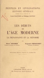 Les débuts de l'âge moderne : la Renaissance et la Réforme