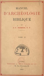 Manuel d'archéologie biblique (2)