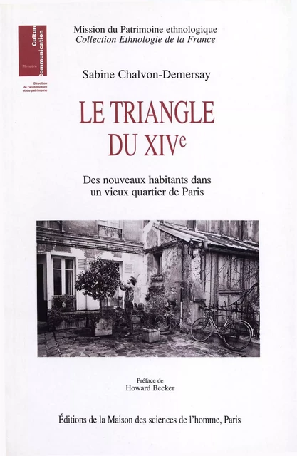 Le triangle du XIVe - Sabine Chalvon-Demersay - Éditions de la Maison des sciences de l’homme