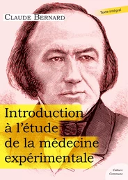 Introduction à l'étude de la médecine expérimentale