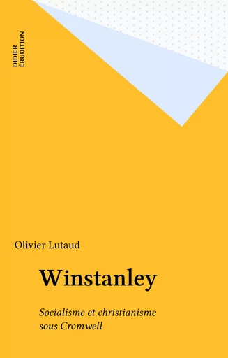 Winstanley - Olivier Lutaud - FeniXX réédition numérique