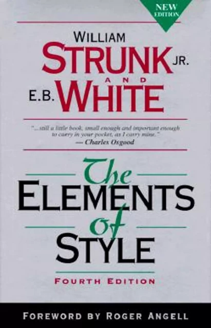 The Elements of Style, Fourth Edition - William Strunk, Jr., E.B. White - Pandora's Box