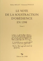 Le vote de la soustraction d'obédience en 1398 (1)