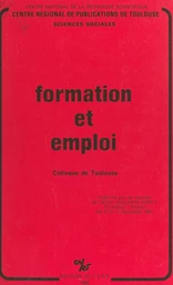 Formation et emploi