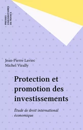 Protection et promotion des investissements