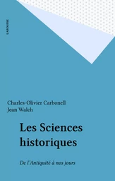 Les Sciences historiques