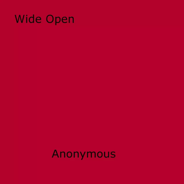 Wide Open - Anon Anonymous - Disruptive Publishing