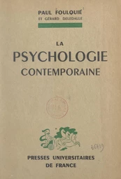 La psychologie contemporaine