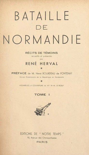 Bataille de Normandie (1) -  Collectif - FeniXX réédition numérique