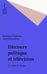 Discours politique et télévision