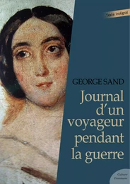 Journal d'un voyageur pendant la guerre