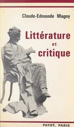 Littérature et critique