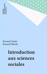 Introduction aux sciences sociales