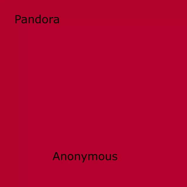 Pandora - Anon Anonymous - Disruptive Publishing