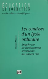 Les Coulisses d'un lycée ordinaire