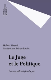 Le Juge et le Politique