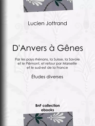 D'Anvers à Gênes