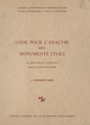 Code pour l'analyse des monuments civils