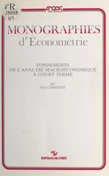 Fondements de l'analyse macroéconomique à court terme