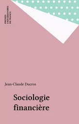 Sociologie financière