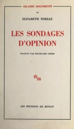 Les sondages d'opinion