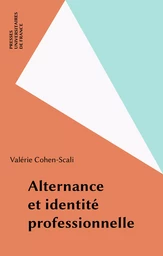 Alternance et identité professionnelle