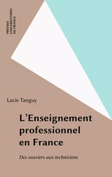 L'Enseignement professionnel en France