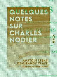 Quelques notes sur Charles Nodier