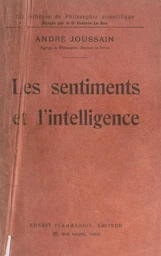 Les sentiments et l'intelligence