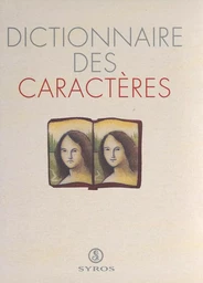 Dictionnaire des caractères