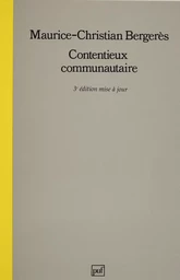 Contentieux communautaire