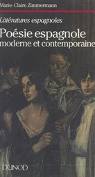 Poésie espagnole moderne et contemporaine