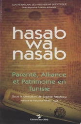 Hasab wa nasab : parenté, alliance et patrimoine en Tunisie