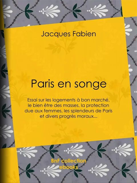 Paris en songe - Jacques Fabien - BnF collection ebooks