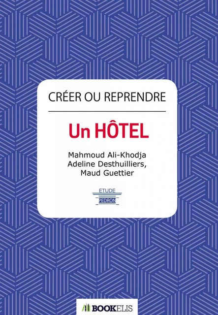 Créer ou reprendre un hôtel - Adeline Desthuilliers, Maud Guettier, Mahmoud Ali-Khodja - Bookelis