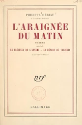 L'araignée du matin